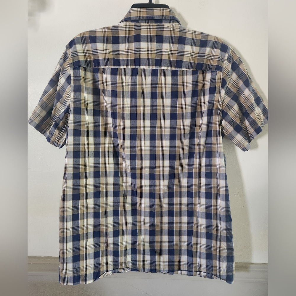 Michael Kors Plaid Button Up Shirt For Men Size M - Picture 2 of 5